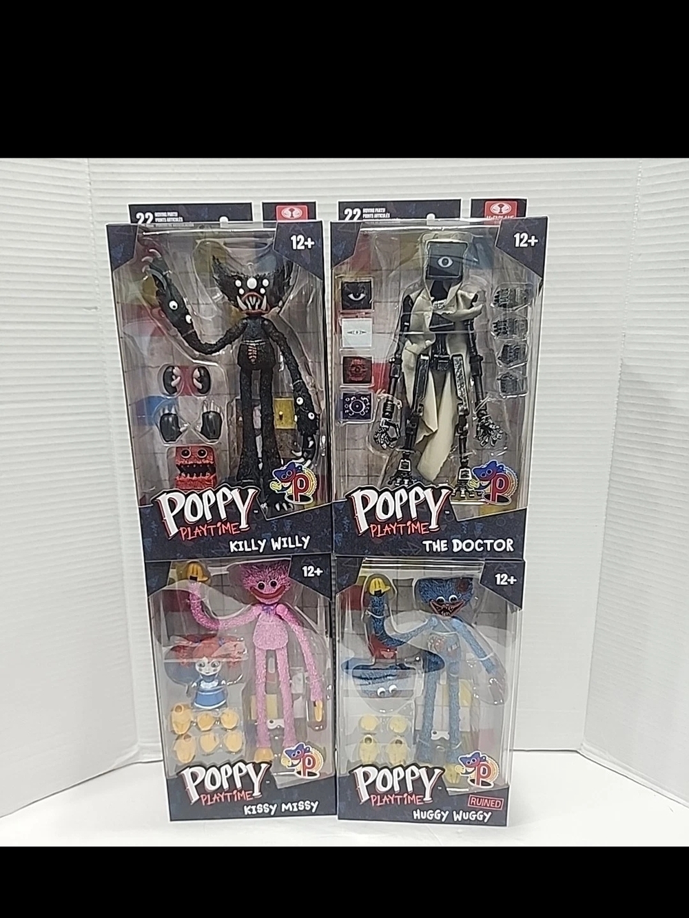POPPY PLAYTIME MCFARLANE FIGURES SET THE DR. HUGGY WUGGY KILLY WILLY KISSY MISSY